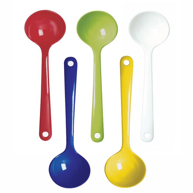Schöpfkelle klein Kunststoff PBT 5 Farben, 25 cm